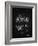 PP10 Vintage Black-Borders Cole-Framed Giclee Print
