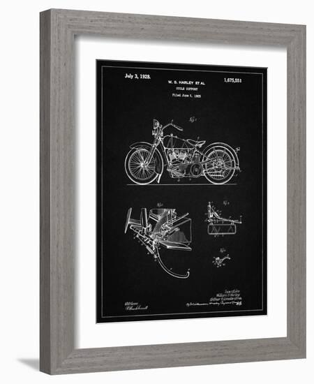 PP10 Vintage Black-Borders Cole-Framed Giclee Print