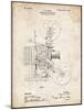 PP1000-Vintage Parchment Projecting Kinetoscope Patent Poster-Cole Borders-Mounted Giclee Print