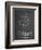 PP1003-Chalkboard Pumpkin Patent Poster-Cole Borders-Framed Giclee Print