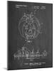 PP1003-Chalkboard Pumpkin Patent Poster-Cole Borders-Mounted Giclee Print