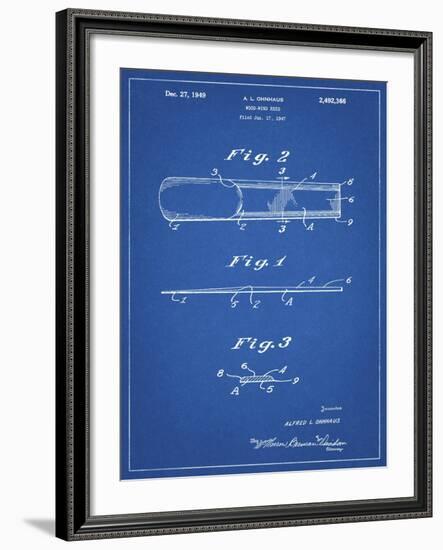 PP1010-Blueprint Reed Patent Poster-Cole Borders-Framed Giclee Print