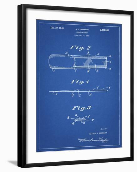 PP1010-Blueprint Reed Patent Poster-Cole Borders-Framed Giclee Print