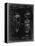 PP1011-Black Grunge Remington Electric Shaver Patent Poster-Cole Borders-Framed Premier Image Canvas