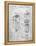 PP1011-Slate Remington Electric Shaver Patent Poster-Cole Borders-Framed Premier Image Canvas