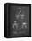 PP1019-Chalkboard Roller Skate 1899 Patent Poster-Cole Borders-Framed Premier Image Canvas