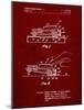 PP1020-Burgundy Rubber Band Toy Car Patent Poster-Cole Borders-Mounted Giclee Print