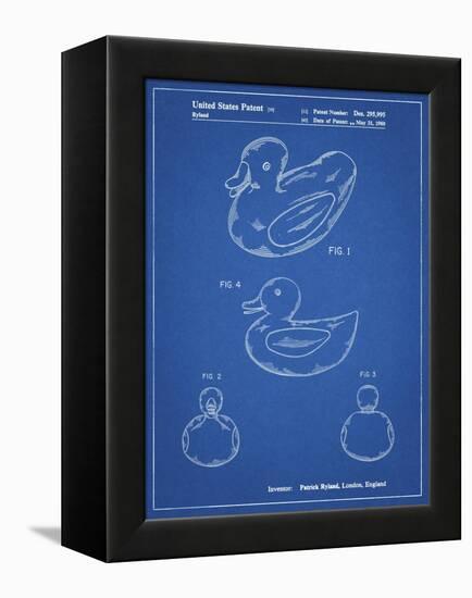 PP1021-Blueprint Rubber Ducky Patent Poster-Cole Borders-Framed Premier Image Canvas