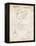 PP1021-Vintage Parchment Rubber Ducky Patent Poster-Cole Borders-Framed Premier Image Canvas