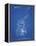 PP1027-Blueprint Sailboat Winch Patent Poster-Cole Borders-Framed Premier Image Canvas