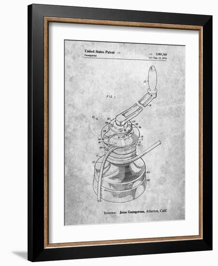 PP1027-Slate Sailboat Winch Patent Poster-Cole Borders-Framed Giclee Print