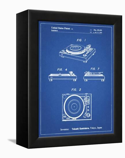 PP1028-Blueprint Sansui Turntable 1979 Patent Poster-Cole Borders-Framed Premier Image Canvas