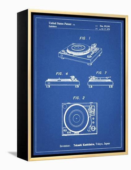 PP1028-Blueprint Sansui Turntable 1979 Patent Poster-Cole Borders-Framed Premier Image Canvas