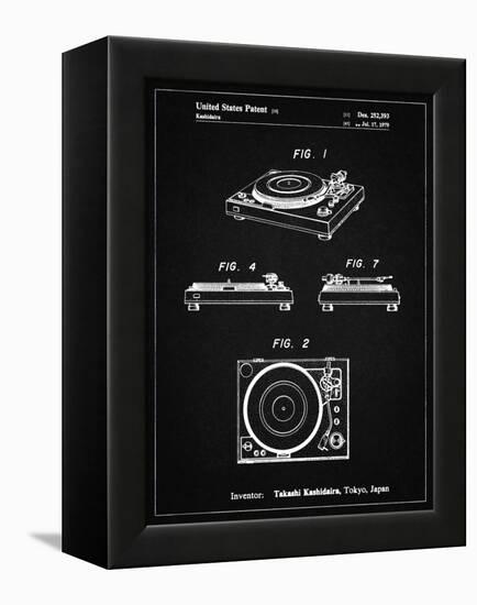 PP1028-Vintage Black Sansui Turntable 1979 Patent Poster-Cole Borders-Framed Premier Image Canvas