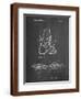 PP1037-Chalkboard Ski Boots Patent Poster-Cole Borders-Framed Giclee Print