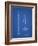 PP1038-Blueprint Ski Pole Patent Poster-Cole Borders-Framed Giclee Print