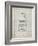 PP1043-Antique Grid Parchment Slot Machine Patent Poster-Cole Borders-Framed Giclee Print