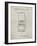 PP1043-Antique Grid Parchment Slot Machine Patent Poster-Cole Borders-Framed Giclee Print