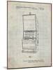 PP1043-Antique Grid Parchment Slot Machine Patent Poster-Cole Borders-Mounted Giclee Print