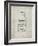 PP1043-Antique Grid Parchment Slot Machine Patent Poster-Cole Borders-Framed Giclee Print