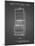 PP1043-Black Grid Slot Machine Patent Poster-Cole Borders-Mounted Giclee Print