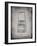 PP1043-Faded Grey Slot Machine Patent Poster-Cole Borders-Framed Giclee Print