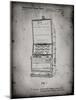 PP1043-Faded Grey Slot Machine Patent Poster-Cole Borders-Mounted Giclee Print