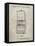 PP1043-Sandstone Slot Machine Patent Poster-Cole Borders-Framed Premier Image Canvas