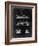 PP1052-Black Grunge Stapler Patent Poster-Cole Borders-Framed Giclee Print