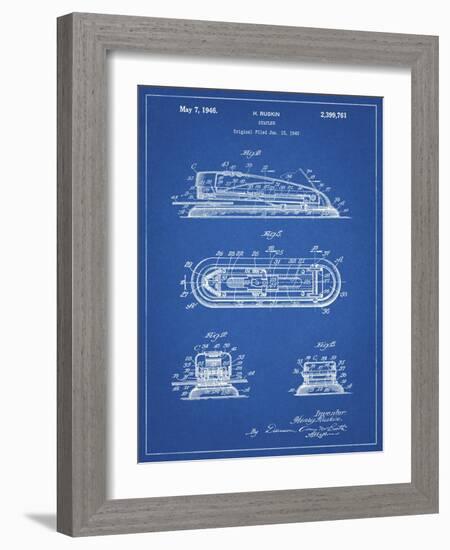 PP1052-Blueprint Stapler Patent Poster-Cole Borders-Framed Giclee Print