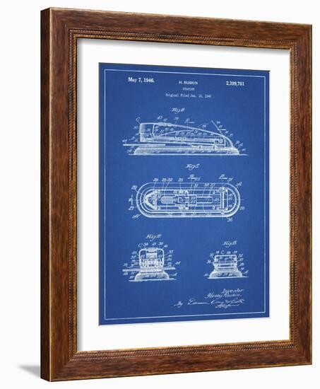 PP1052-Blueprint Stapler Patent Poster-Cole Borders-Framed Giclee Print