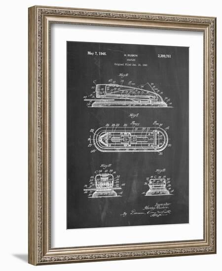 PP1052-Chalkboard Stapler Patent Poster-Cole Borders-Framed Giclee Print