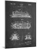 PP1052-Chalkboard Stapler Patent Poster-Cole Borders-Mounted Giclee Print