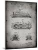 PP1052-Faded Grey Stapler Patent Poster-Cole Borders-Mounted Giclee Print