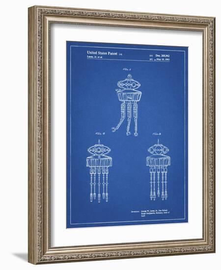 PP1059-Blueprint Star Wars Viper Prode Droid Poster-Cole Borders-Framed Giclee Print