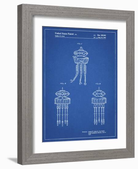 PP1059-Blueprint Star Wars Viper Prode Droid Poster-Cole Borders-Framed Giclee Print