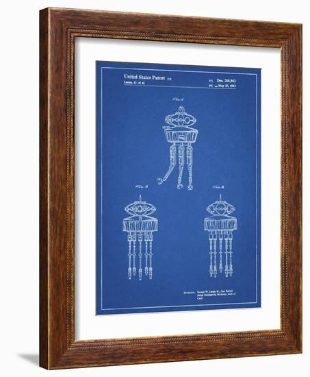 PP1059-Blueprint Star Wars Viper Prode Droid Poster-Cole Borders-Framed Giclee Print