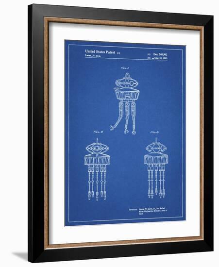 PP1059-Blueprint Star Wars Viper Prode Droid Poster-Cole Borders-Framed Giclee Print