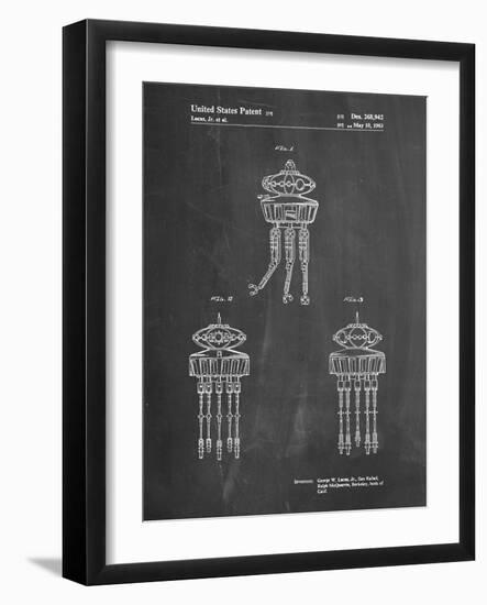 PP1059-Chalkboard Star Wars Viper Prode Droid Poster-Cole Borders-Framed Giclee Print