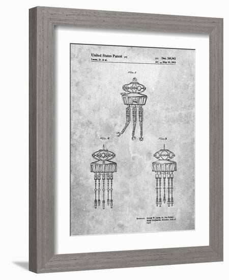 PP1059-Slate Star Wars Viper Prode Droid Poster-Cole Borders-Framed Giclee Print