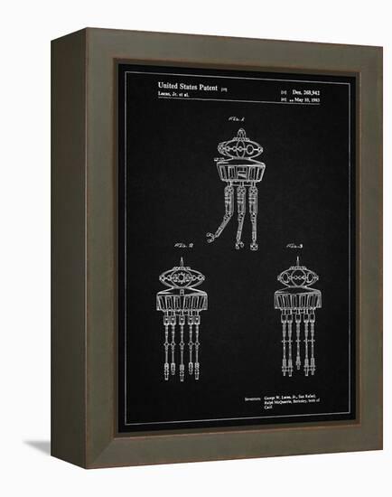 PP1059-Vintage Black Star Wars Viper Prode Droid Poster-Cole Borders-Framed Premier Image Canvas