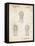 PP1059-Vintage Parchment Star Wars Viper Prode Droid Poster-Cole Borders-Framed Premier Image Canvas