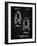 PP1063-Vintage Black Starwars r2d2 Patent Art-Cole Borders-Framed Giclee Print