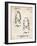 PP1063-Vintage Parchment Starwars r2d2 Patent Art-Cole Borders-Framed Giclee Print