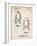 PP1063-Vintage Parchment Starwars r2d2 Patent Art-Cole Borders-Framed Giclee Print