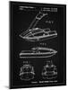 PP1076-Vintage Black Suzuki Jet Ski Patent Poster-Cole Borders-Mounted Giclee Print