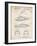 PP1076-Vintage Parchment Suzuki Jet Ski Patent Poster-Cole Borders-Framed Giclee Print