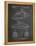 PP1077-Chalkboard Suzuki Wave Runner Patent Poster-Cole Borders-Framed Premier Image Canvas