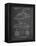 PP1077-Chalkboard Suzuki Wave Runner Patent Poster-Cole Borders-Framed Premier Image Canvas