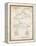 PP1077-Vintage Parchment Suzuki Wave Runner Patent Poster-Cole Borders-Framed Premier Image Canvas